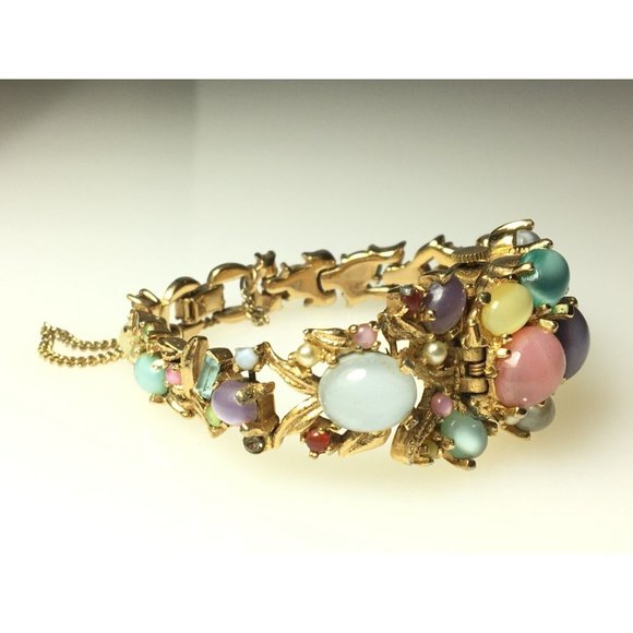 Vintage Fruit Salad Pedre Hidden Dial 17 Jewel Swiss Watch  1960s. Winds & Runs - Picture 7 of 14